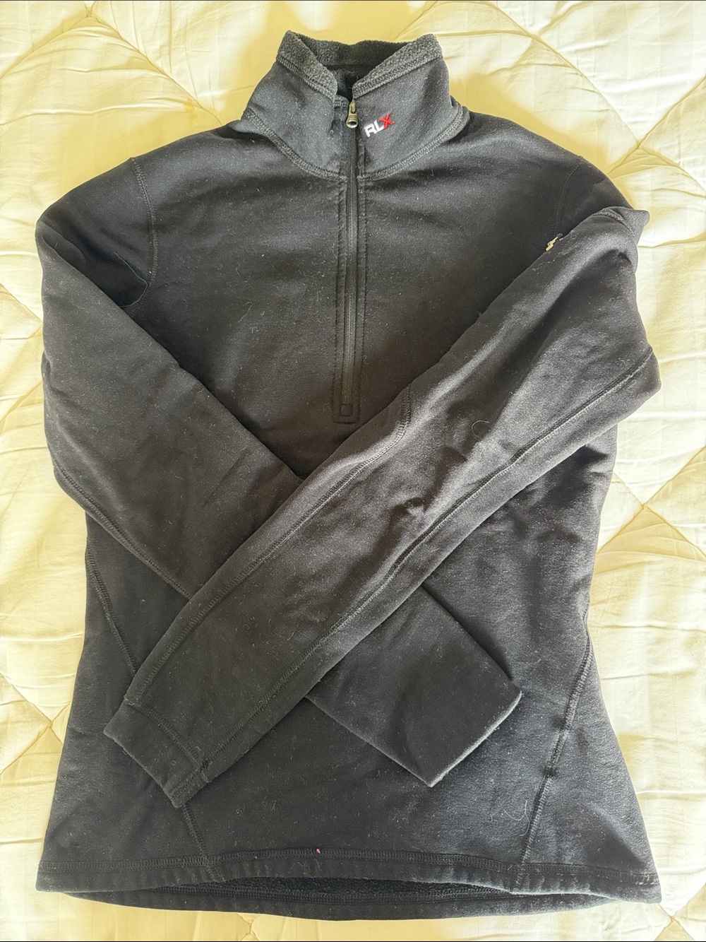 RLX Ralph Lauren Black Women's Half-Zip Pullover